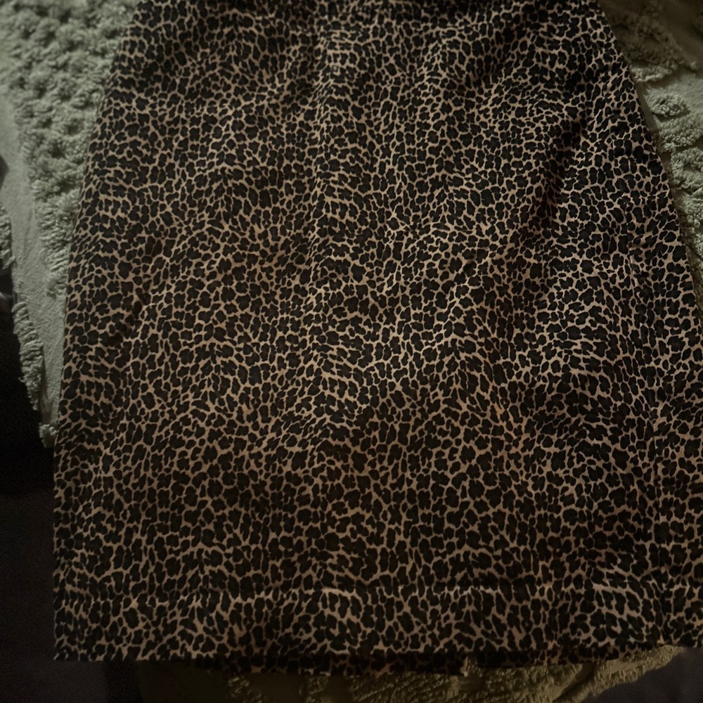 Leopard Print Skirt J Crew - Picture 3 of 4